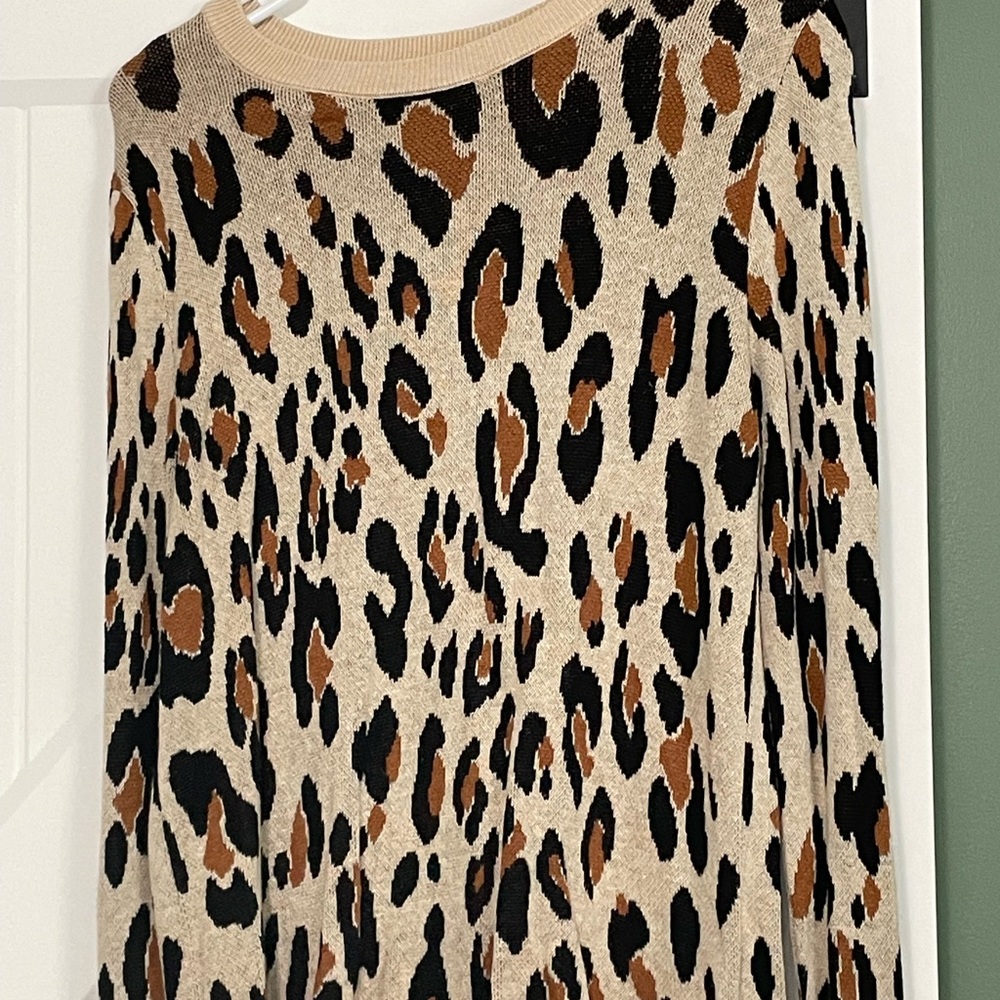 Leopard Print Sweater